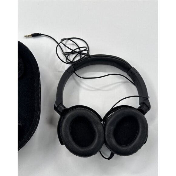 Audio Technica Active Noise Cancelling Headphones w/ Zip Storage Case ATH-ANC7b - Picture 4 of 13